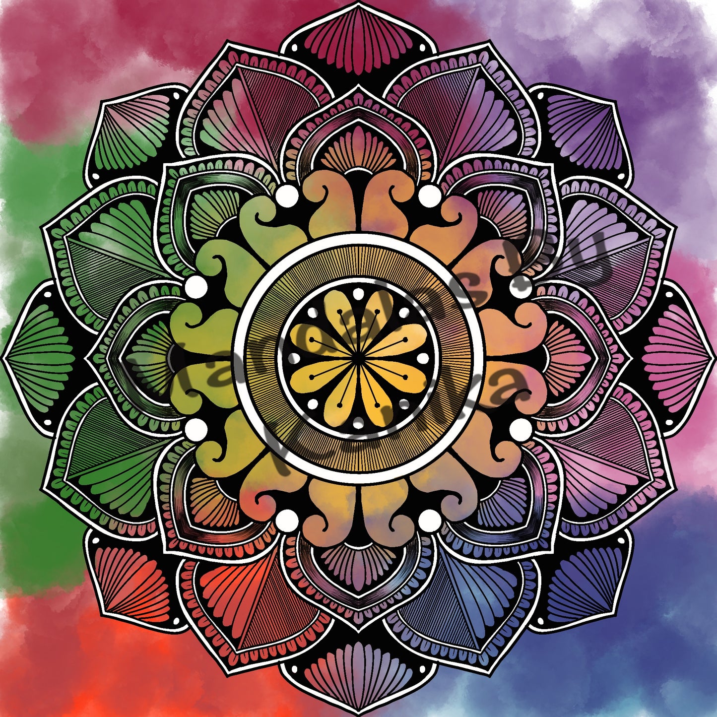 Color Burst Digital Print