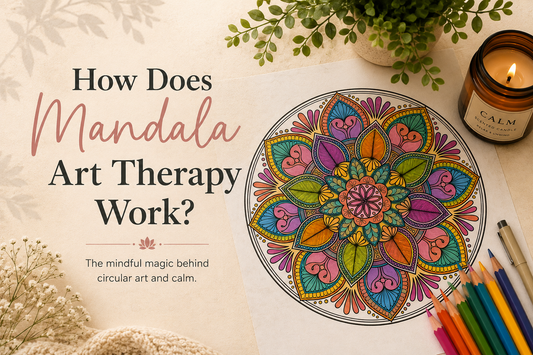 How Does Mandala Art Therapy Work? The Science Behind Why Creating Mandalas Feels Calming