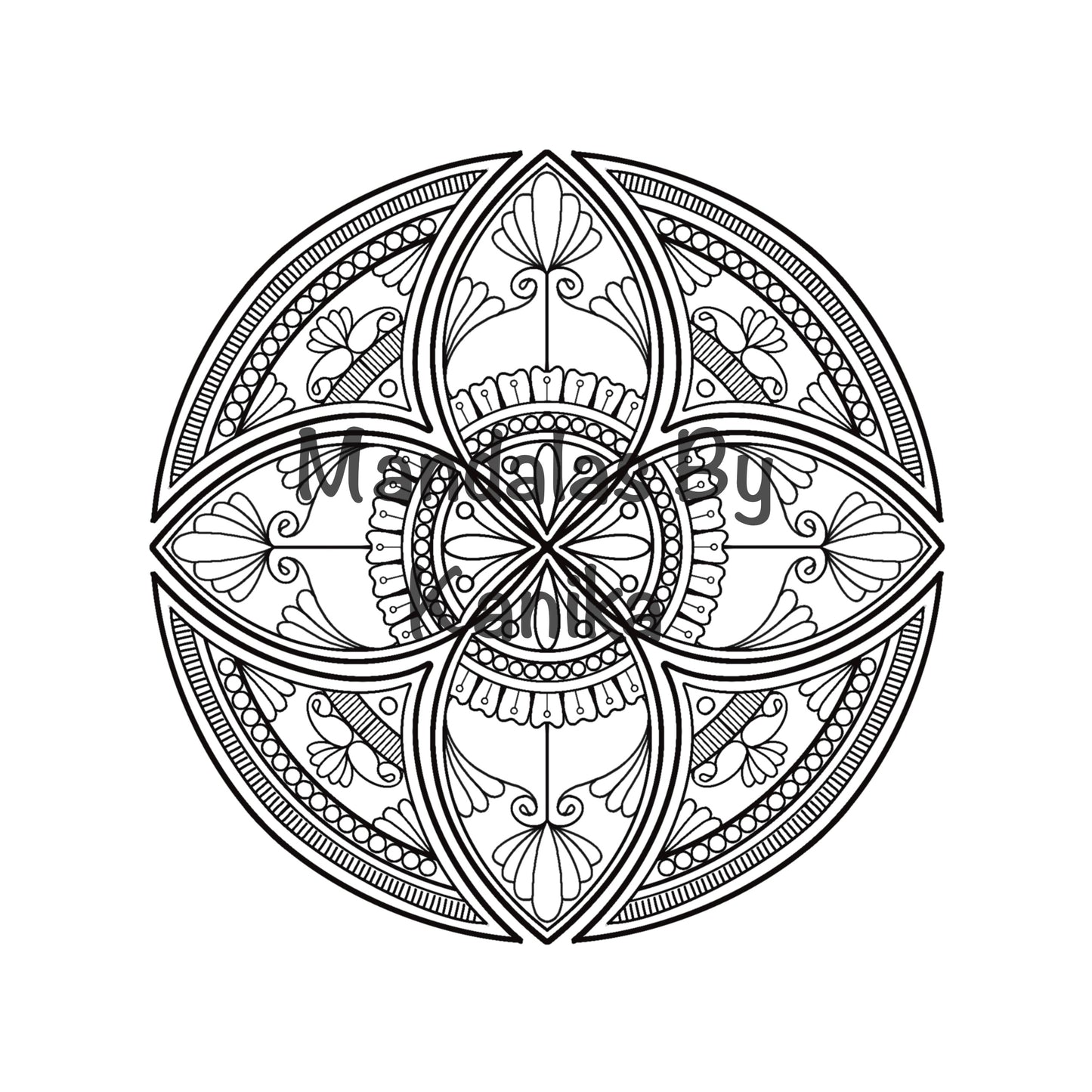 Bloom Mandala Coloring Sheets