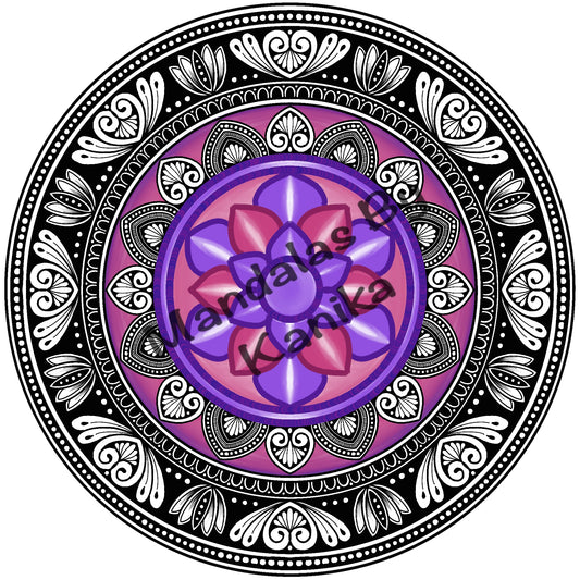Seven Chakras Digital Print