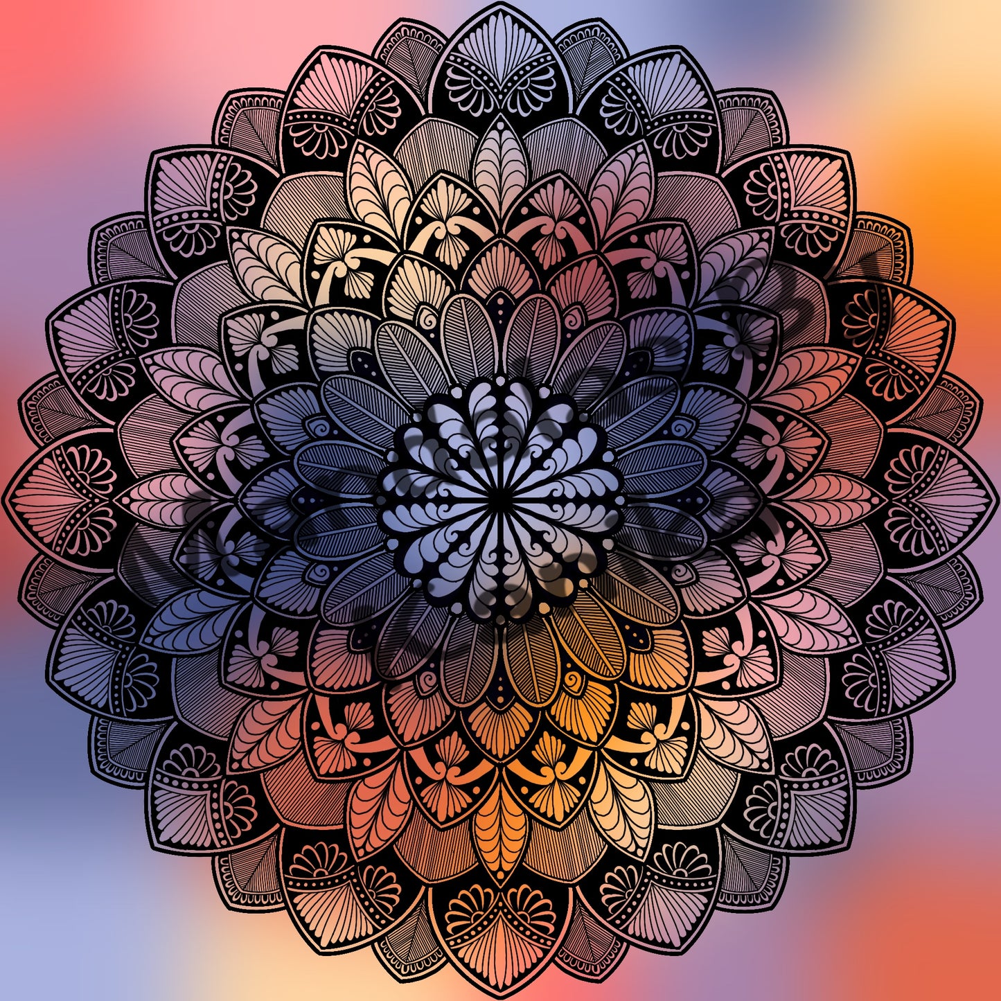 Evening Glow Digital Print