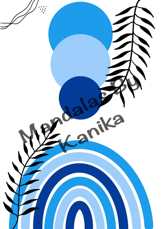 Blue Ocean Digital Print